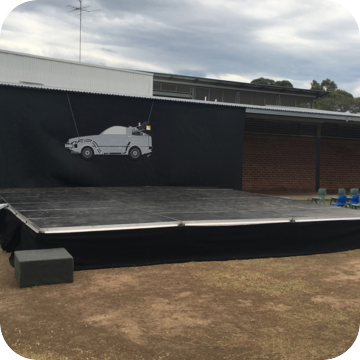 Stage Hire by Event Marquees | © Event Marquees Stage Hire by Event Marquees | © Event Marquees