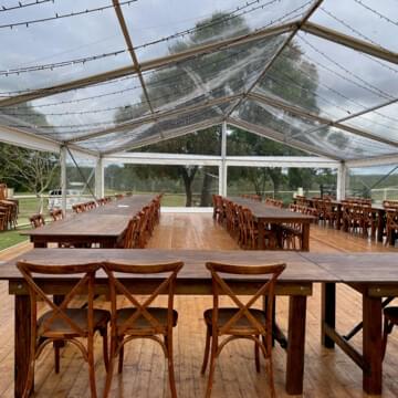 Farm table for sale by Event Marquees | © Event Marquees | © Event Marquees