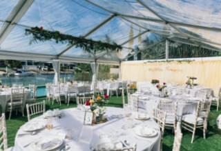 Clear Wedding Marquee by Event Marquees | © Event Marquees