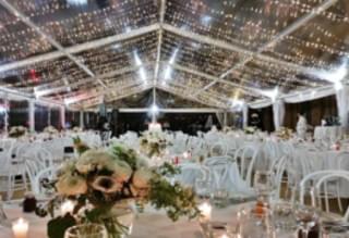 Clear Wedding Marquee by Event Marquees | © Event Marquees