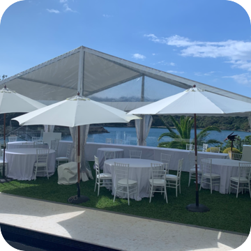 White Marquee Hire by Event Marquees | © Event Marquees White Marquee Hire by Event Marquees | © Event Marquees