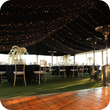 White Marquee Hire by Event Marquees | © Event Marquees