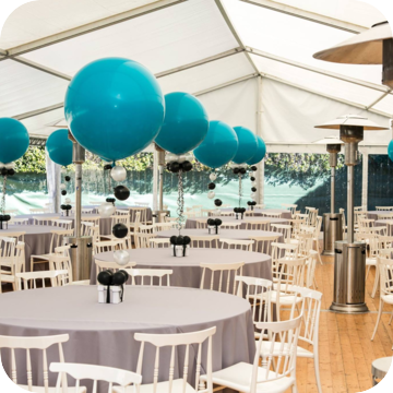 White Marquee Hire by Event Marquees | © Event Marquees