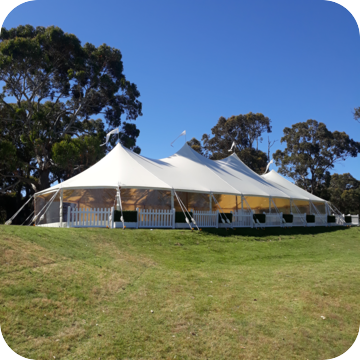 Artificial Hedge with Picket Fence Hire by Event Marquees | © Event Marquees