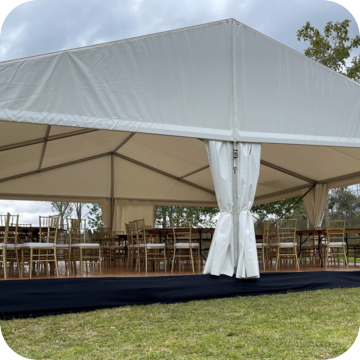 Marquee Hire for 100 guests by Event Marquees | © Event Marquees