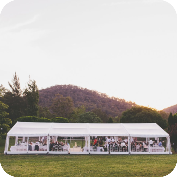 Marquee Hire for 200 guests by Event Marquees | © Event Marquees