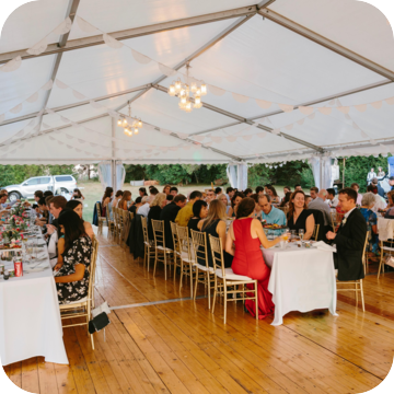 Marquee Hire for 200 guests by Event Marquees | © Event Marquees