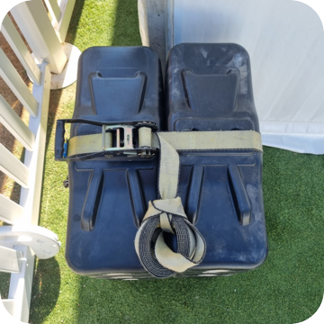 Black Weight for sale by Event Marquees | © Event Marquees