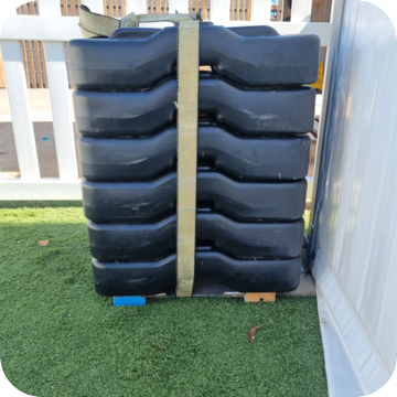 Black Weight for sale by Event Marquees | © Event Marquees