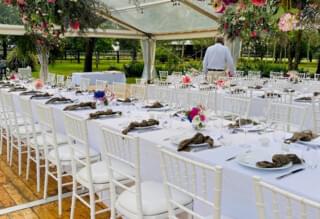 Clear Wedding Marquee by Event Marquees | © Event Marquees