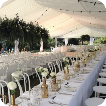Wedding Packages by Event Marquees | © Event Marquees