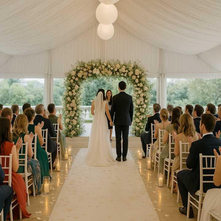 Wedding Marquee Hire by Event Marquees | © Event Marquees Wedding Marquee Hire by Event Marquees | © Event Marquees