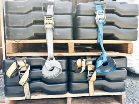 Black Blow Mould Concrete Weights